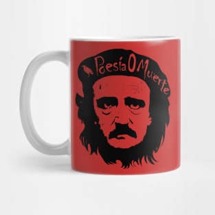 Edgar Allan Poe Che Guevarra Poesia O Muerte Mug